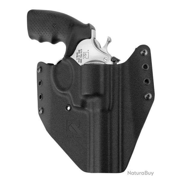 Holster Gaucher plaquette Kydex pour revolver ALFA PROJ 4'' ou 6''