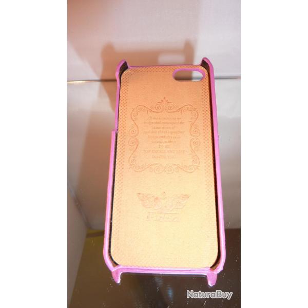 Coque Autruche Veritable pour iPhone 5 / 5S / SE