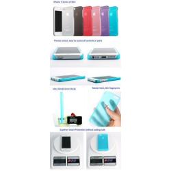Coque Ultra Fine 0.5mm Transparente pour iPhone 5/5S/5SE-Rouge 20260729082457