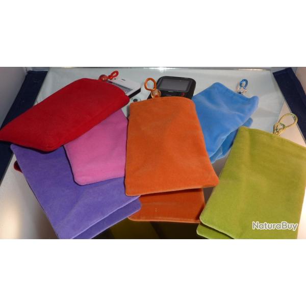 Housse pochette Etui Velours Velvet Case Bag  Telephone MP3 Appareil Photo Apple Samsung Sony Nokia 