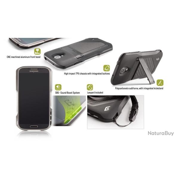 Element Case Eclipse Coque Samsung Galaxy S4 i9500, Couleur: Or