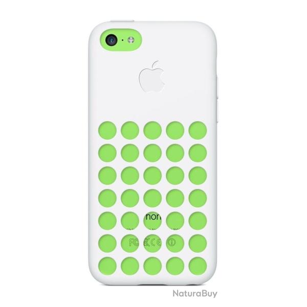 Coque Silicone pour iPhone 5C, Couleur: Blanc