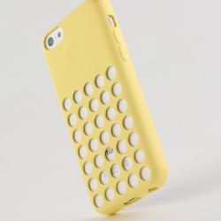 Coque Silicone pour iPhone 5C-Jaune 20260729082458