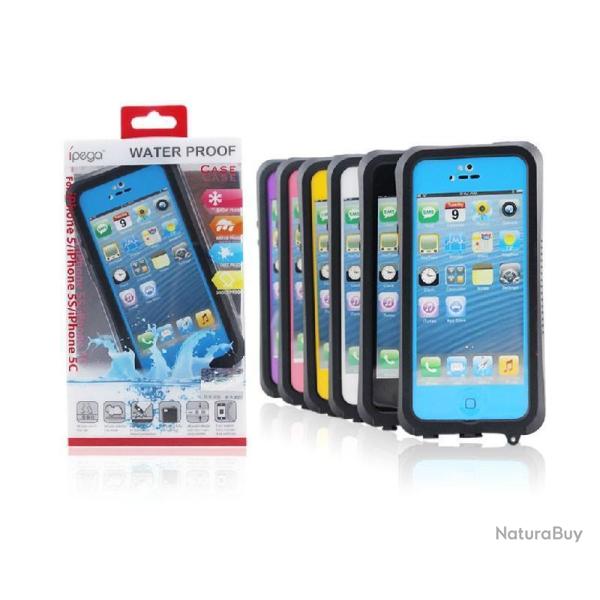 IPEGA Coque Etanche Waterproof pour iPhone 5/5S/5SE/5C