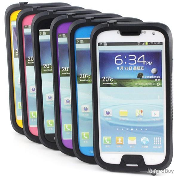 IPEGA Coque Etanche Waterproof iPhone Samsung Galaxy Note, Couleur: Noir/Blanc , Smartphone: Samsun