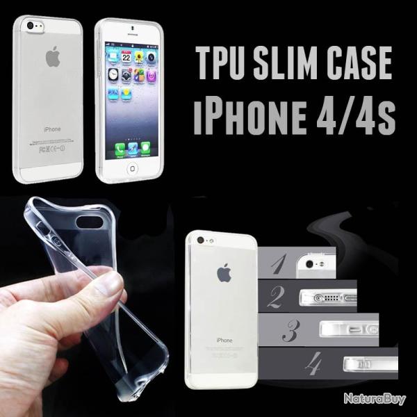 Coque TPU 0.3mm pour iPhone Samsung Galaxy Ultra Fine Cristal, Couleur: Cristal, Coque Case TPU 0.3
