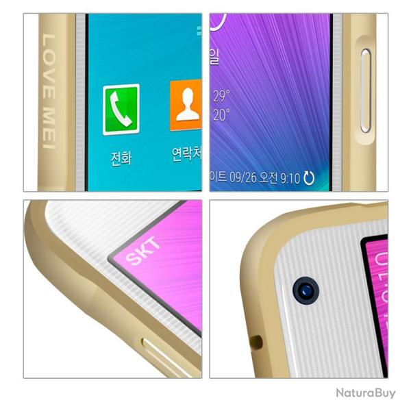 LOVE MEI  Coque Bumper Aluminium Ultra Leger