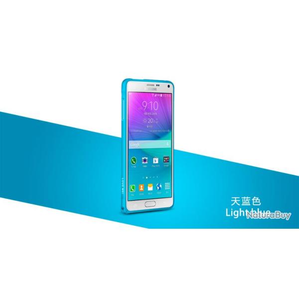 LOVE MEI Coque Bumper Aluminium Ultra Leger pour iPhone Samsung, Couleur: Bleu Blue 1, Smartphone: