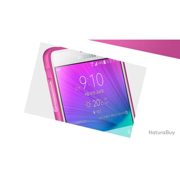 LOVE MEI Coque Bumper Aluminium Ultra Leger pour iPhone Samsung, Couleur: Fushia Dark Pink 3, Smart