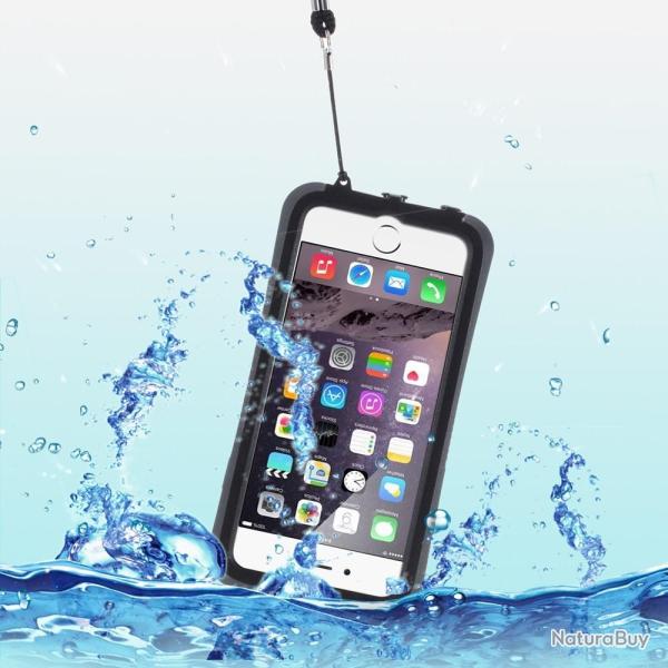 IPEGA Coque Etanche Waterproof iPhone Samsung Galaxy Note, Couleur: Noir/Blanc , Smartphone: Apple