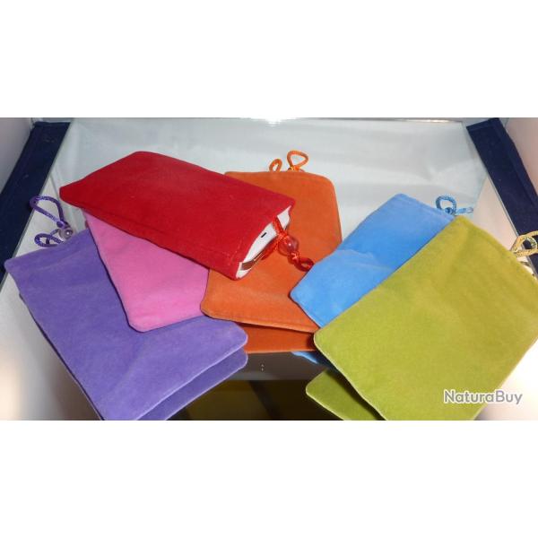 Housse pochette Etui Velours Velvet Case Bag  Telephone MP3 Appareil Photo Apple Samsung Sony Nokia 