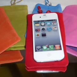 Housse pochette Etui Velours Velvet Case Bag  Telephone MP3 Appareil Photo Apple Samsung Sony Nokia 