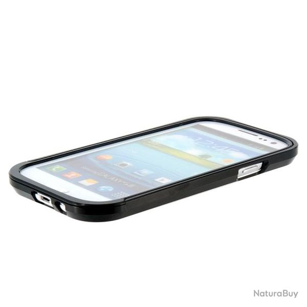 Triobump Coque Bumper pour Samsung Galaxy S3 i9300, Couleur: Noir, Modele: Triobump