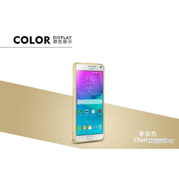 LOVE MEI Coque Bumper Aluminium Ultra Leger pour iPhone Samsung, Couleur: Champagne 6, Smartphone: