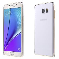LOVE MEI Hippocampal Coque Bumper Aluminium Ultra Leger pour-Argent Silver 7-Samsung Galaxy Note 4 N