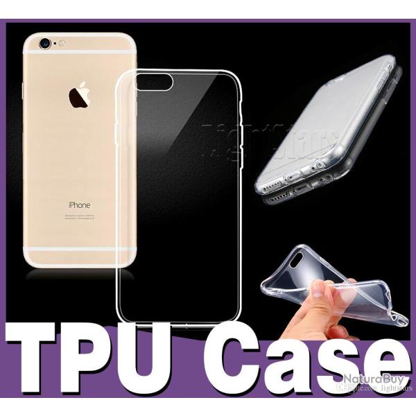 Coque TPU 0.3mm pour Apple Samsung-Coque  Case TPU 0.3MM-Cristal-iPhone 6/6S Plus
