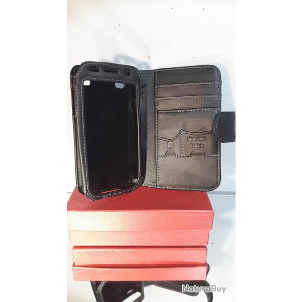 Coque Cuir Portefeuille Apple iPhone 4/4S
