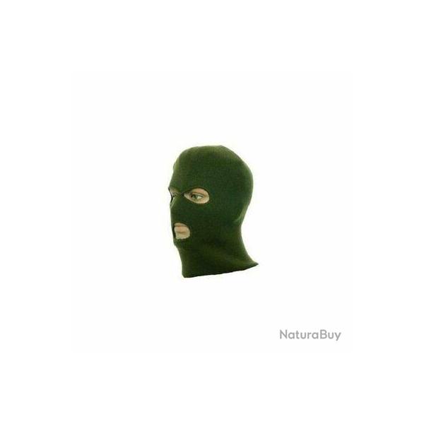 Cagoule 3 trous verte laine Dmoniac 911901