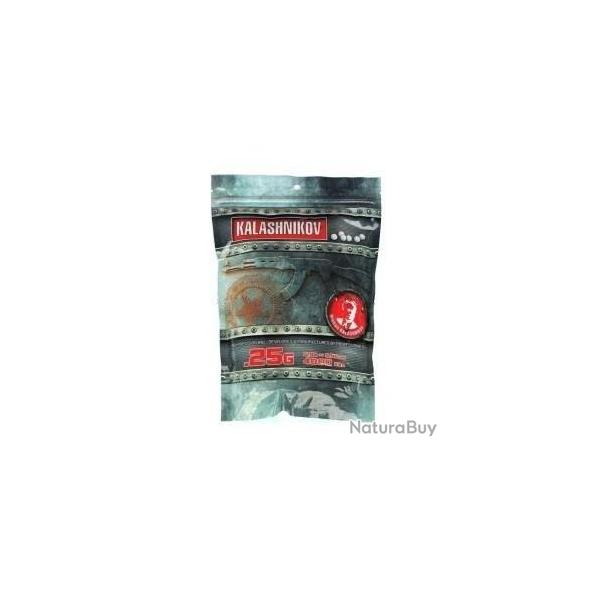 4000 billes airsoft Kalashnikov 0.25 gramme