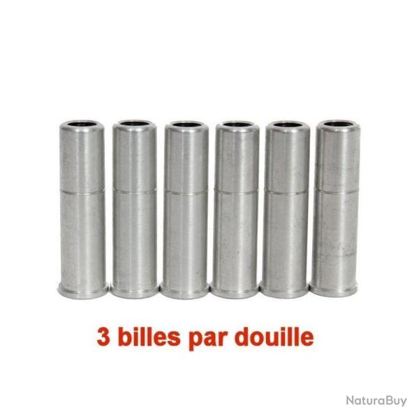 Lot de 6 Douilles Trishot Swiss Arms 605026 airsoft