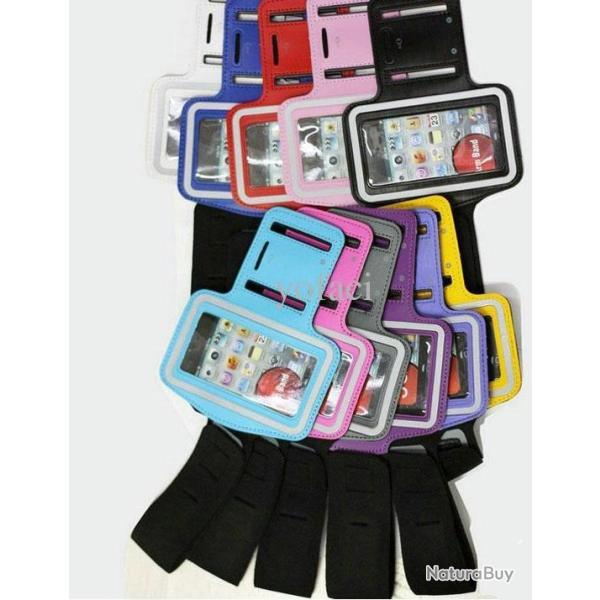 Brassard Sport Neoprene pour Samsung iPhone Sony HTC MP3, Couleur: Turquoise, Modele: S iPhone 5