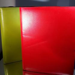 Etui Portefeuille Cuir Apple iPad 1-Rouge