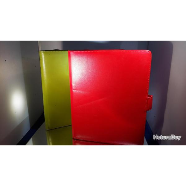 Etui Portefeuille Cuir Apple iPad 1-Rouge 20260729082503
