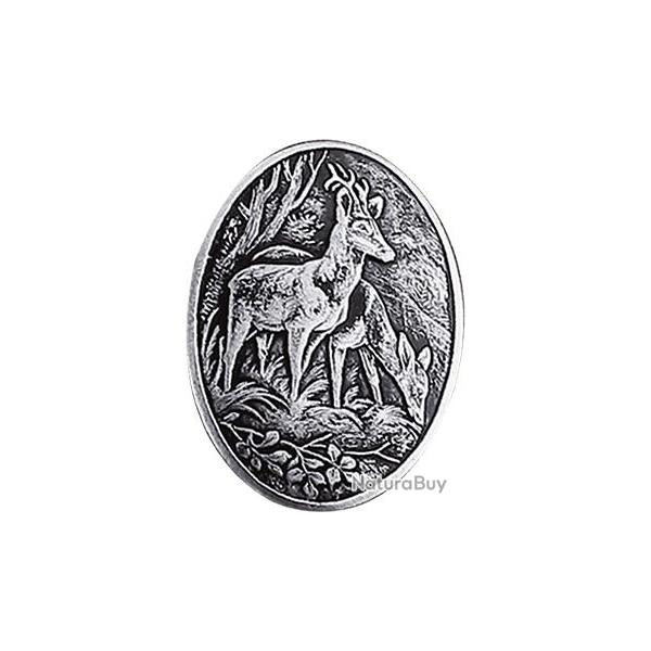 Calotte Blaser R93, R8, K95 en argent motif chevreuil
