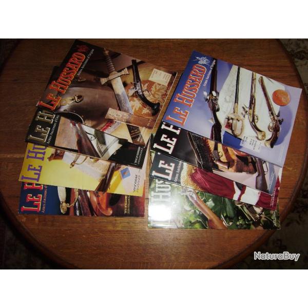 Lot de 8 catalogues  " Le Hussard " Armes anciennes  d'origine de 2002  a� 2006  - BE -