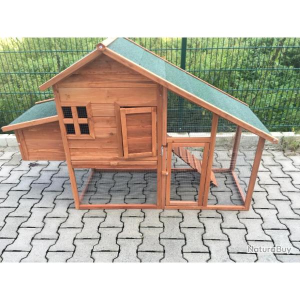 Poulailler XXL abri poule caille volaille clapier lapin maison poule poulailler cielterre-commerce