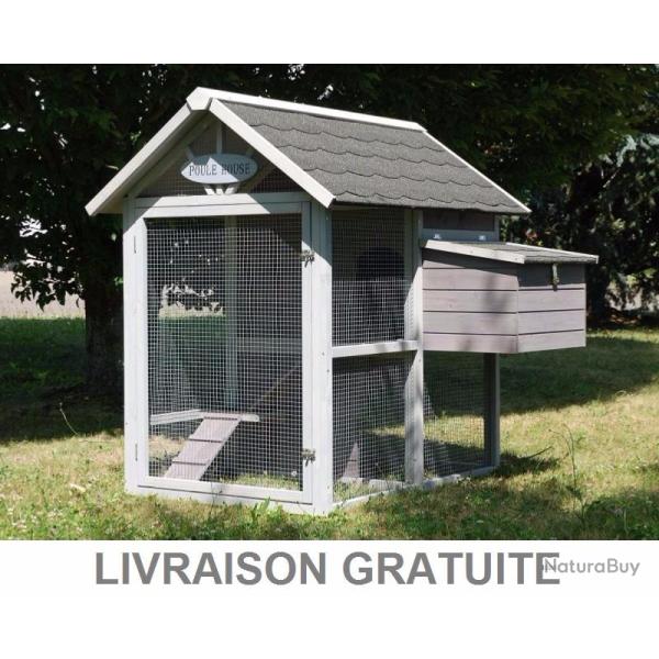 Poulailler XXL abri poule GEANT caille volaille clapier lapin maison poule cielterre-commerce