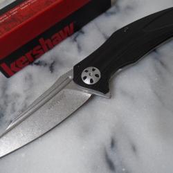 Couteau Kershaw Natrix A/O Lame Acier 8Cr13MoV Manche Black G-10 Framelock Clip KS7007