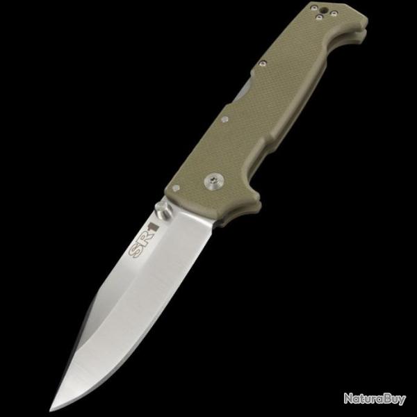 Couteau Cold Steel SR1 Lame Acier CPM-S35VN Manche OD Green G-10 Tri-Ad Lock CS62L