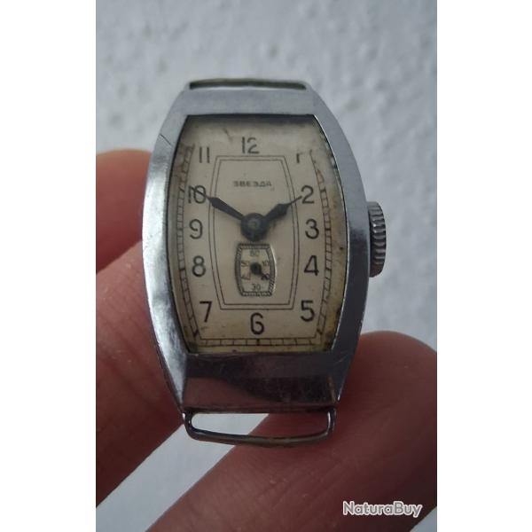 ZVEZDA LIP MONTRE M�CANIQUE ANCIENNE T18 MOD�LE TONNEAU URSS PENZA 1955