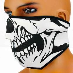 Demi Masque N&eacute;opr&egrave;ne T&ecirc;te de Mort