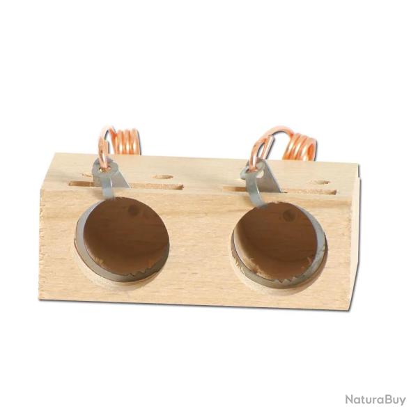 Sourici�re en bois 2 trous