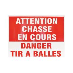 Panneau Chasse en Cours Tir &agrave; Balles Akilux 60 x 40cm