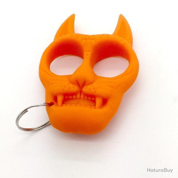 Poing Am�ricain porte cl� t�te de chat en ABS