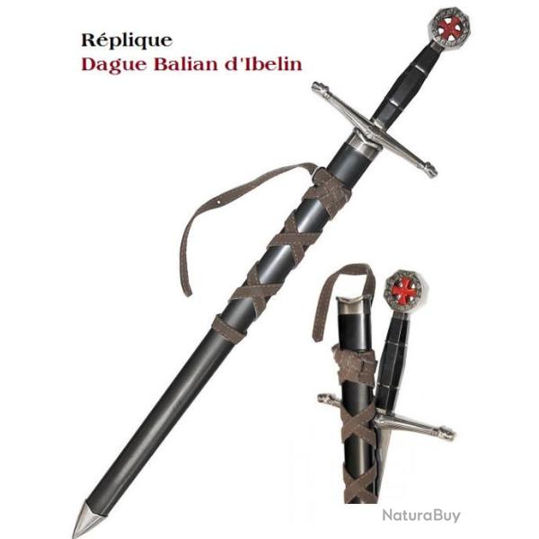 Dague de combat templi�re Balian d?Ibelin  de 58.5 cm