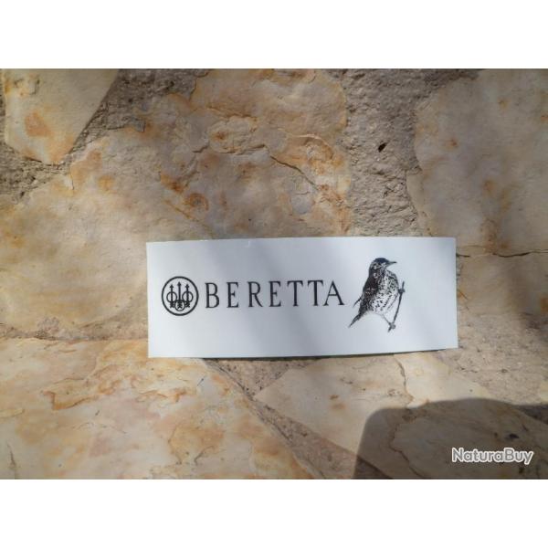 Magnifique autocollant Beretta Grive ref 03