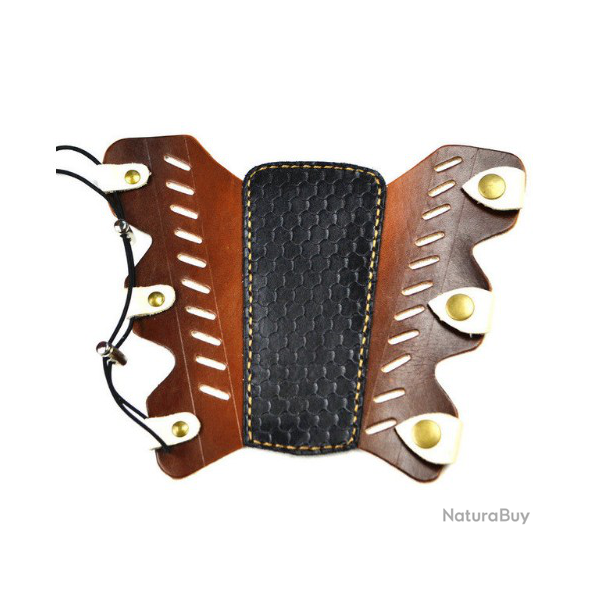 Brassard de protection en cuir. (2)