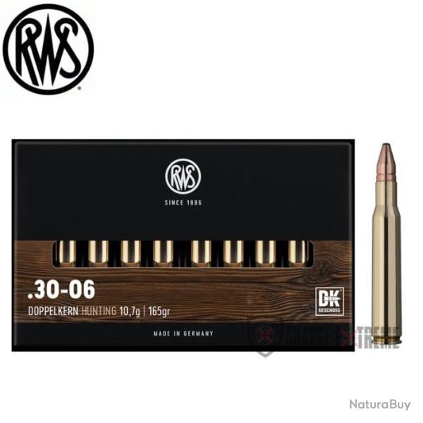 20 Munitions RWS Cal 30-06 Sprg 165Gr DK