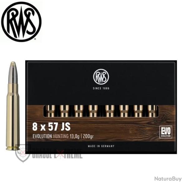 20 Munitions RWS Cal 8X57 JS 200gr Evolution