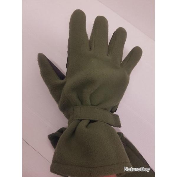 Gant Polaire kaki Arm�e Fran�aise occasion Taille 9
