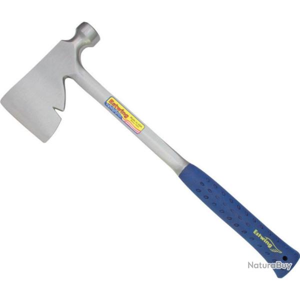 Hache Tomahawk Estwing Riggers Axe Acier Carbone Manche ABS Etui Nylon Made USA ESE3R