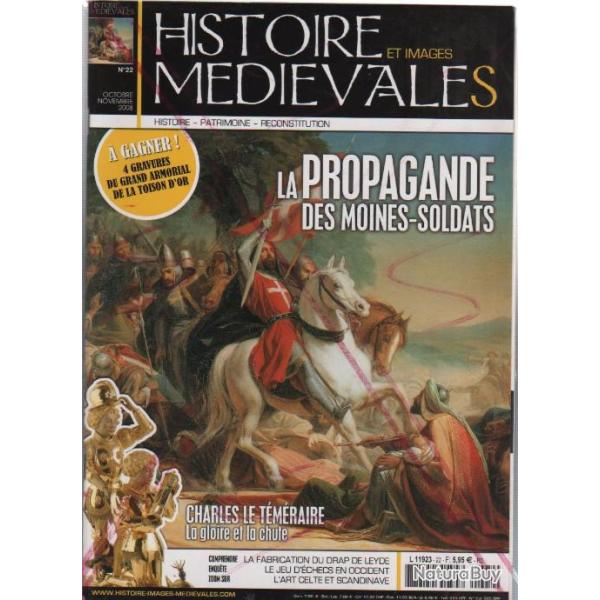 histoire et images m�di�vale n�22 , histoire , patrimoine reconstitution ,la propagande des moines