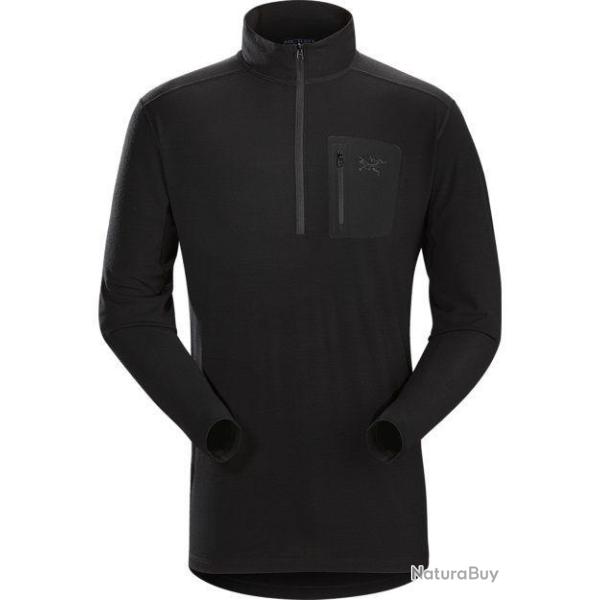 ArcTeryx PRO Cold WX Zip Neck AR Noir
