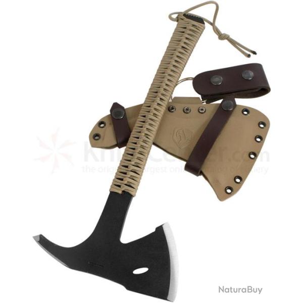 Hache Tomahawk Condor Sentinel Carbone 1075 Manche Paracorde Etui Kydex Made El Salvador CTK181036