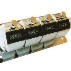 compteur metal quadruple