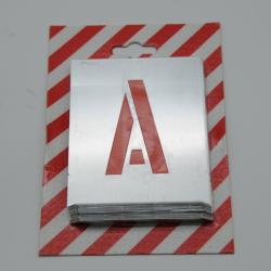 Pochoir lettres forme BATON